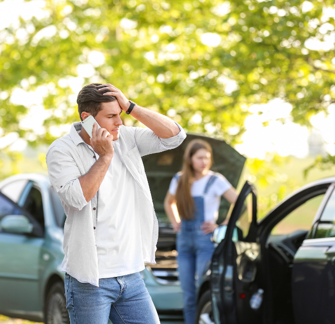 Representation by a personal injury lawyer for car crashes, collisions, and auto accident claims involving liability and damages.